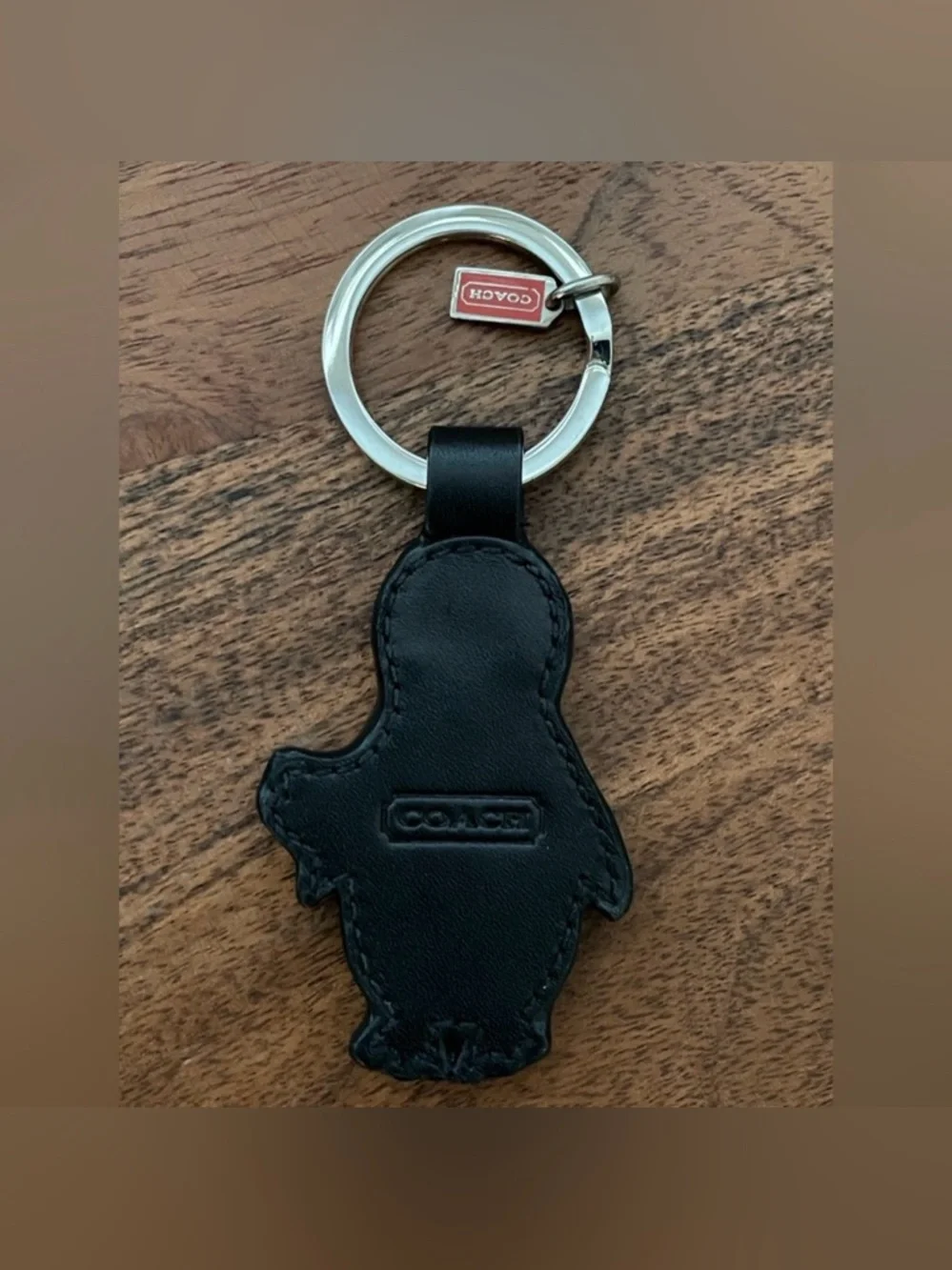 Coach Leather Penguin Bagcharm /Keychain - Picture 3 of 4